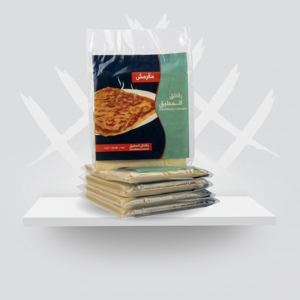 Fresh and crispy white mutabbag paper